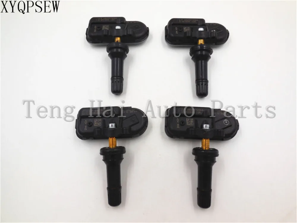 Датчик давления в колесных шинах XYQPSEW 4 Новый OEM 2014-2015 TPMS клапан для Jeep Cherokee Ram 68239720AA
