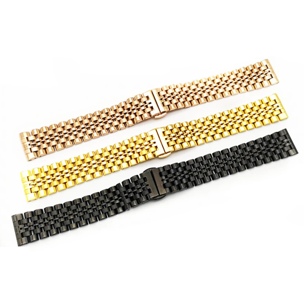 

Premium Stainless Steel Watchband for Samsung Gear S3 Galaxy Watch Active 46mm 42mm Strap Belt Replacement width 20mm 22mm