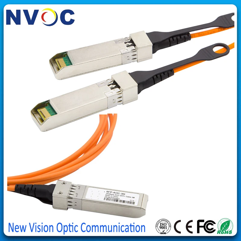 10 Гбит/с SFP + 3 М (9 футов) OM2 AOC активный оптический кабель совместимый 10G (3 м к