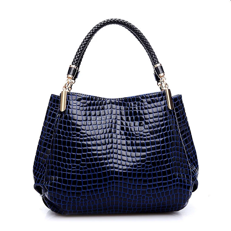 Женская сумка из кожи аллигатора Bolsas De Couro модная через плечо известных брендов