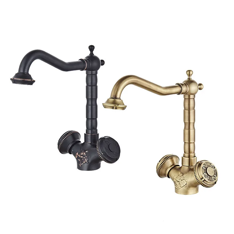 Бесплатная доставка черный кран для ванной комнаты раковины смеситель холодной