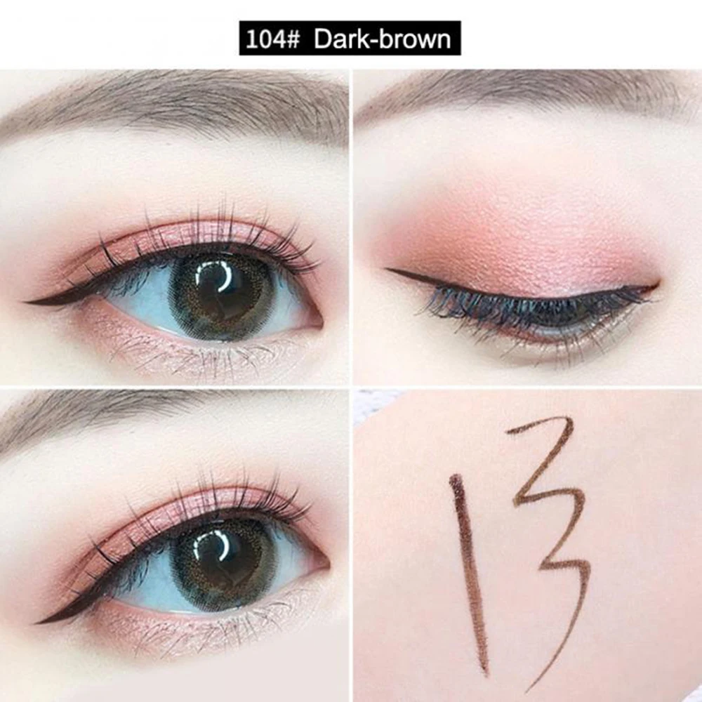 

Hot Waterproof Pigment Liquid Eyeliner Long-lasting Eyeliner Pencil Not Dizzy Eye Liner Pen Pencil Makeup Cosmetic Easy to Wear