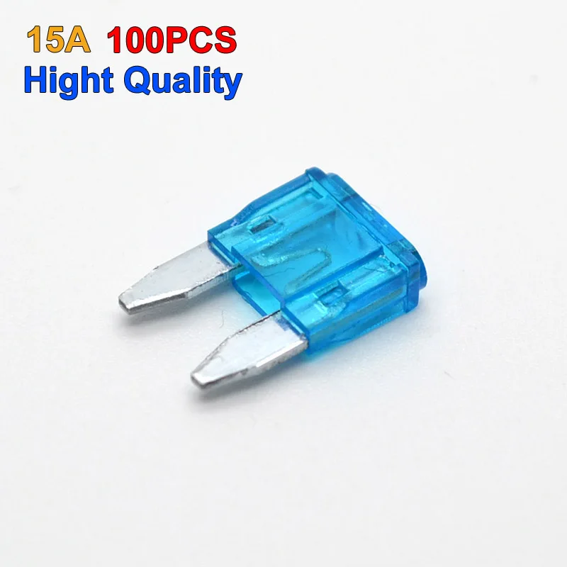 

Wholesale Factory 100Pcs/Lot Small Size 15Amp Car Auto Boat Fuse Blade