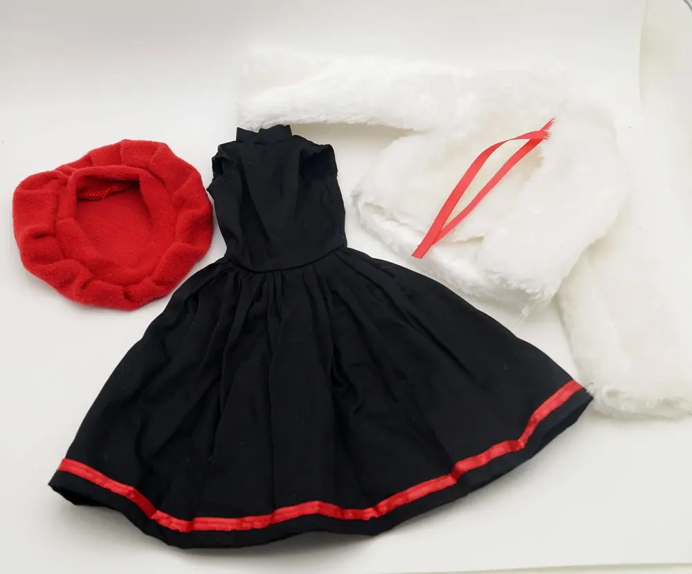 Фото BJD женское белое пальто/платье/шляпа, наряды, одежда для женщин 1/3, 24 дюйма, SD10 DK DZ AOD DD, кукольная одежда №4