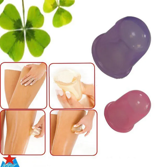 4 шт. здравоохранения маленькие чашки тела антицеллюлитный вакуумный силикона