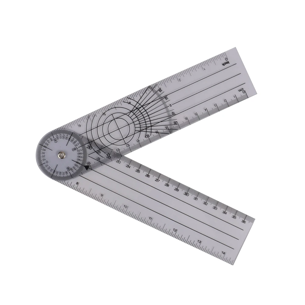 Goniometer Angle Medical Spinal Ruler Userful Multi-Ruler Professional 360 Degree Measuring Tool Spinals Protractors | Инструменты