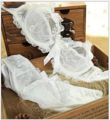 Сексуальная прозрачная кружевной бюстгальтер установлен регулируемый вышивка 90