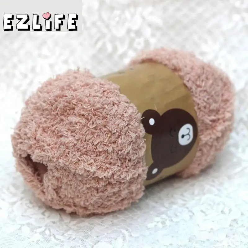 EZLIFE Новая супер мягкая гладкая крупная акриловая двойная пряжа для вязания шерстяная пряжа красочный детский Моток шар пряжа для вязания своими руками пряжа для рукоделия