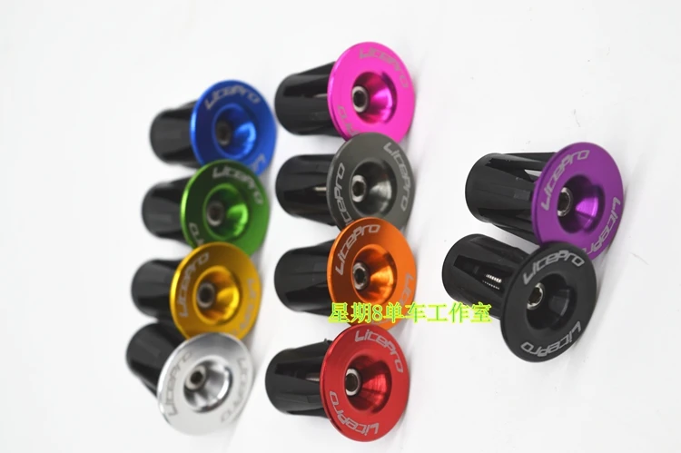 Комплект из 2 заглушек для руля велосипеда алюминиевого сплава расширяющийся