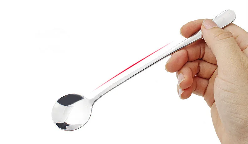 1 шт. Нержавеющая сталь щетка с длинной ручкой рисовая суповая ложка Кофе для