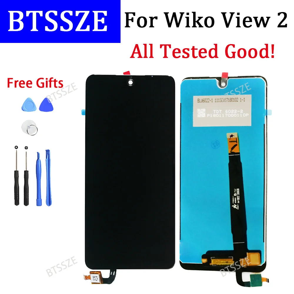 100% испытанное хорошо для Wiko вид 2/2 pro ЖК дисплей Дисплей + запасной дигитайзер в