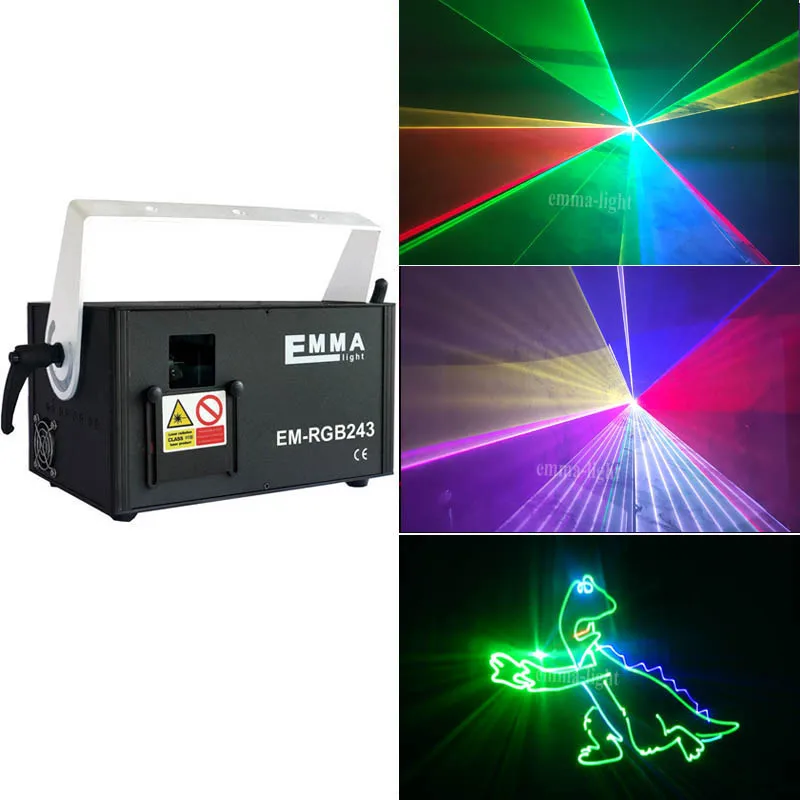 Сценический лазерный светильник 2 Вт 2000 МВт rgb ILDA SD карта DMX dj дискотечные лазерные