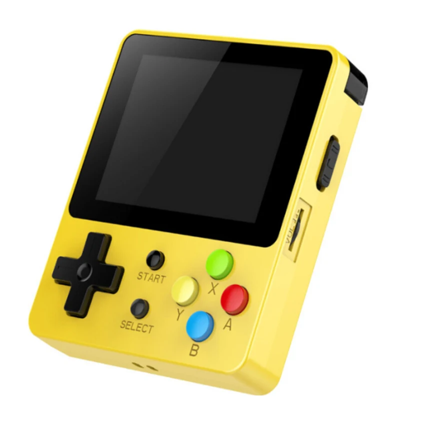 yellow LDK мини семейная карманная портативная игровая консоль Ретро портативная видеоигра 2,6 дюймов экран лучший подарок для ребенка Ностальгический плеер - Цвет: yellow