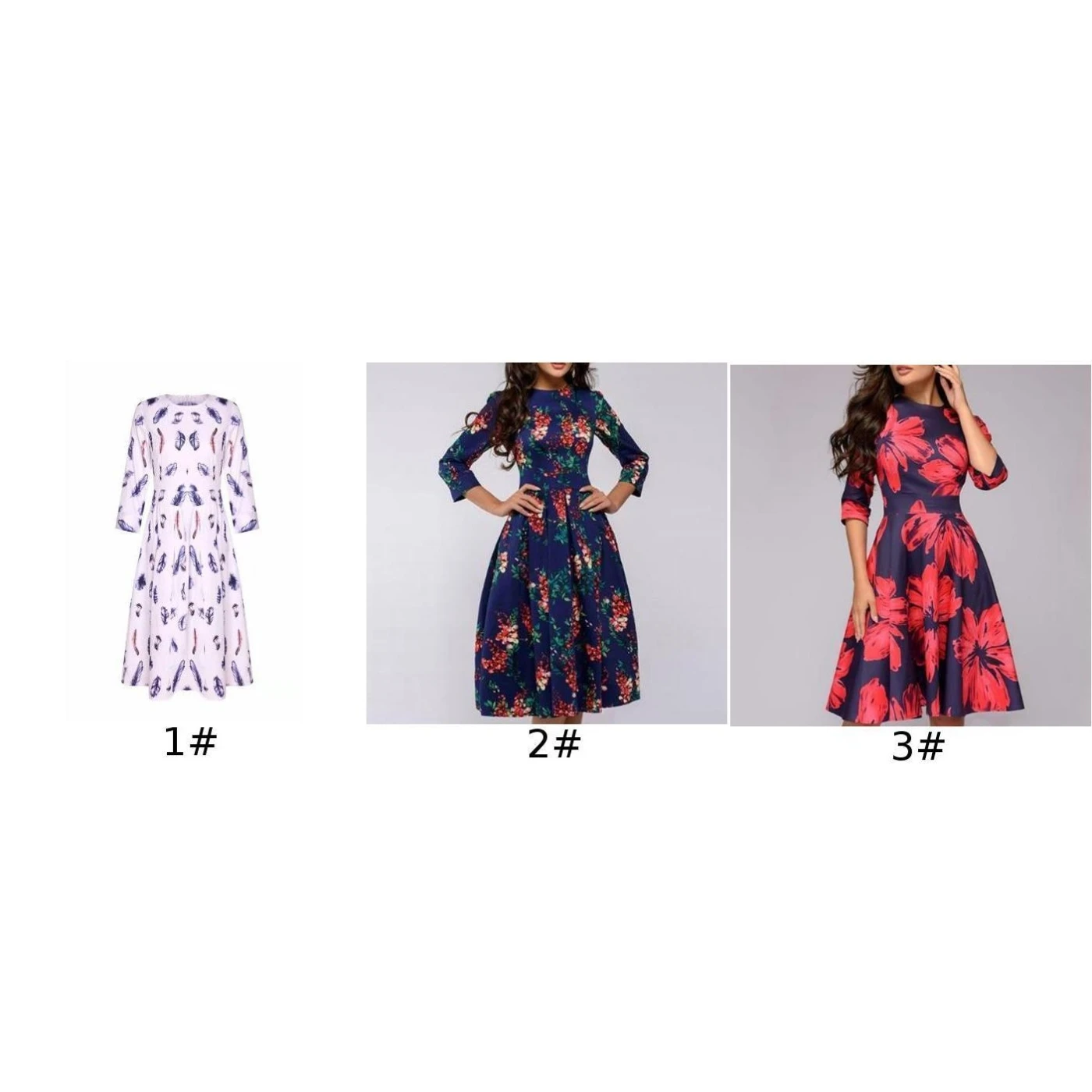 Офисное платье повседневное плюс размер до колена одежда в клетку Формальное с