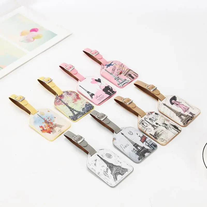 Новейшие аксессуары для путешествий бирка багажа с Эйфелевой башней Женская