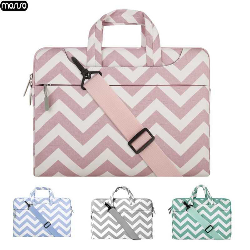 

MOSISO Canvas Laptop Bag 13.3 15.6 Inch Notebook Bag for Macbook Air Pro 13 15 Computer Shoulder Handbag Briefcase Bag Newest