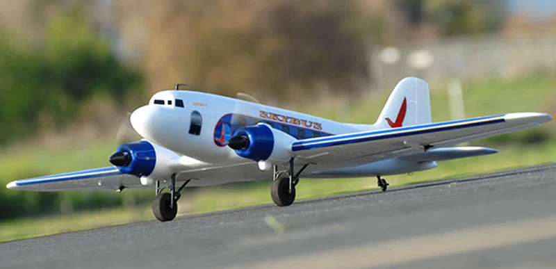 Dynam 1470 мм C47 Skybus RC PNP пропеллер самолет с мотором ESC Servo W/O батарея TH03718