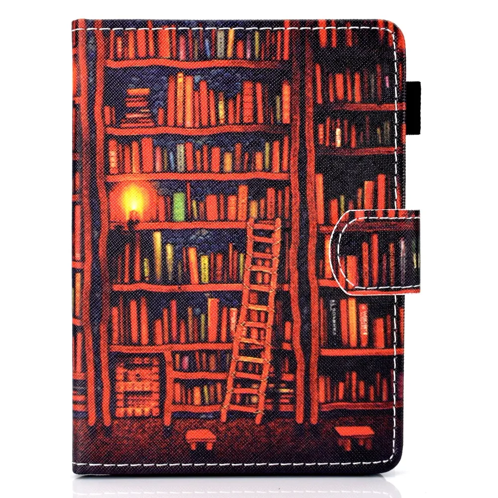 Чехол из искусственной кожи с принтом для Kobo Clara HD 6 дюймов электронная книга