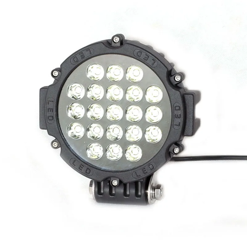 7 дюймов 63 Вт Красный светодиодный рабочий светильник круглый SPOT дальнего света