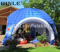 professional high quality advertising promotion trade show booth spider dome xgloo event inflatable tent 5md