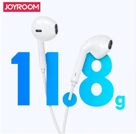 JOYROOM наушники в ухо проводные Bluetooth для Apple iPhone XS Max XR 7 8 Plus с микрофоном|Наушники и