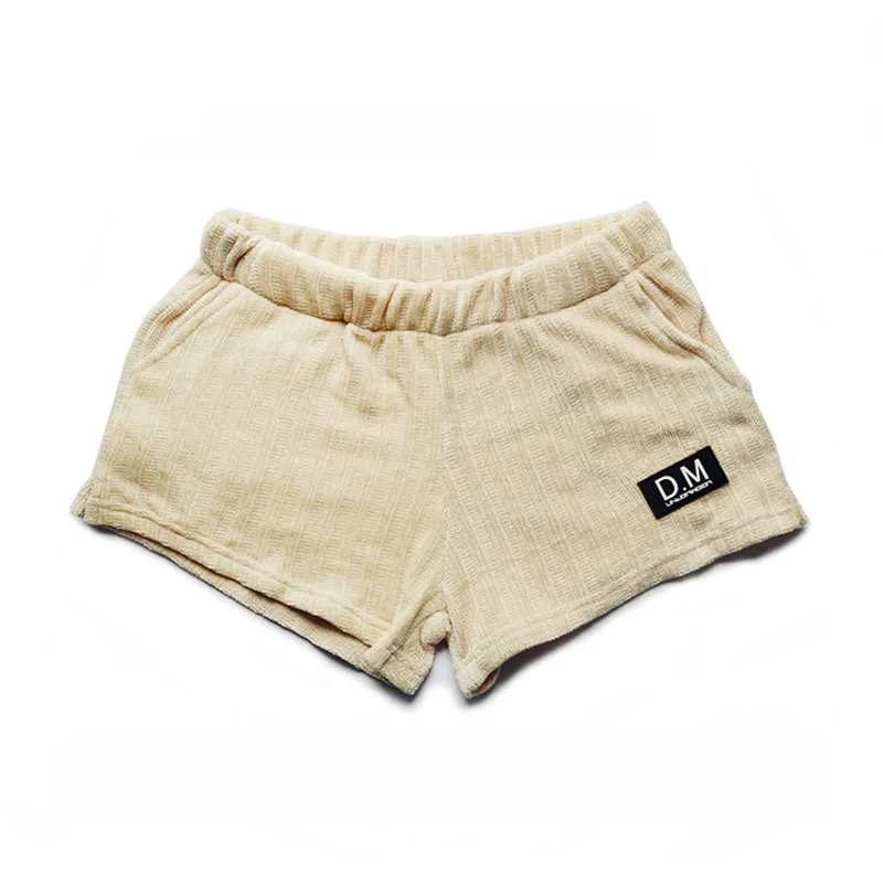 Мужское нижнее белье, трусы, ropa interior hombre lounge, пижама, боксеры, cueca masculina, толстые боксеры, homme calzoncillo hombre - Цвет: Бежевый