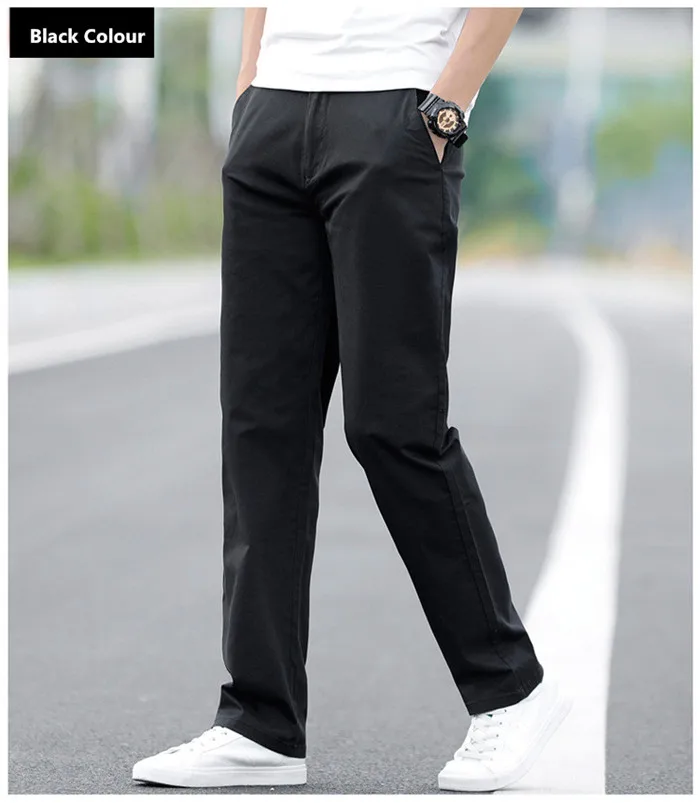 Pantalon Homme брюки летние мужские повседневные Фитнес Брюки Модные хаки серые черные брюки плюс 40 42 44 мужские s тонкие прямые брюки