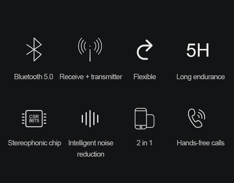 Bluetooth-приемник hagios передатчик 3,5 мм Aptx 2в1 Bluetooth 5,0 адаптер для наушников динамик беспроводной аудио передатчик ТВ