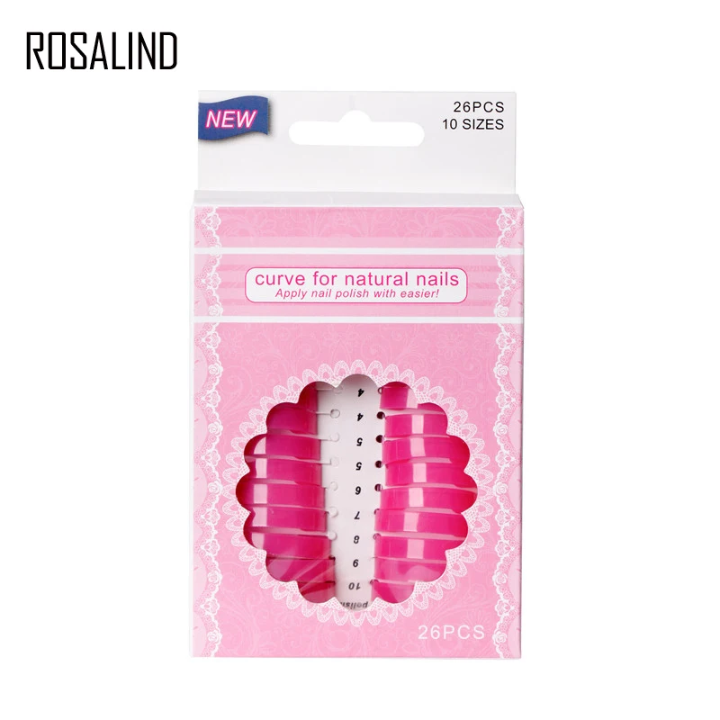 Наклейки для маникюра ROSALIND 26 шт./компл. французский маникюр ногтей кончики