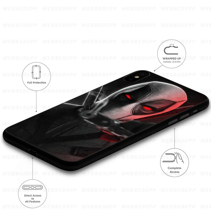 Deadpool Dead Pool Cool Soft Case for Huawei Mate Honor 20 6A 7A 7C 7X 8 9 9X 10 View Lite Pro 30 |