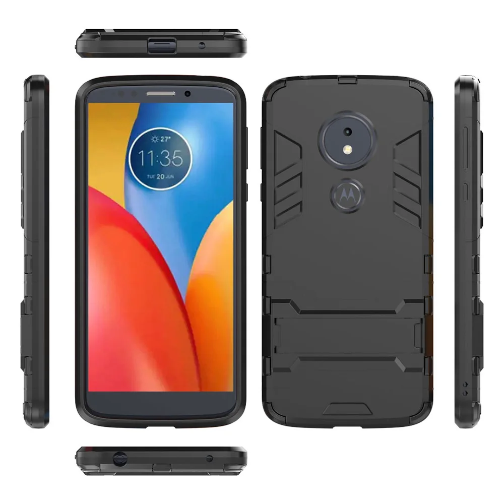 ZGAR For Motorola Moto E5 Case Kickstand Hard Anti Kncok Celular Fitted Phone Bags Cases for MotoE5 E 5 | Мобильные телефоны и