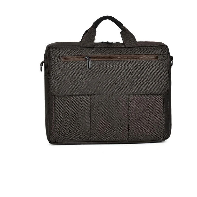 brown 16inch Портативный водонепроницаемый женский мужской портфель cartable cuir 16 дюймов ноутбук bolsa дорожная деловая сумка мессенджер офисная сумка - Цвет: brown 16inch