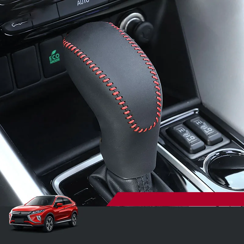 Универсальная ручная кожаная ручка переключения передач рычаг для стайлинга