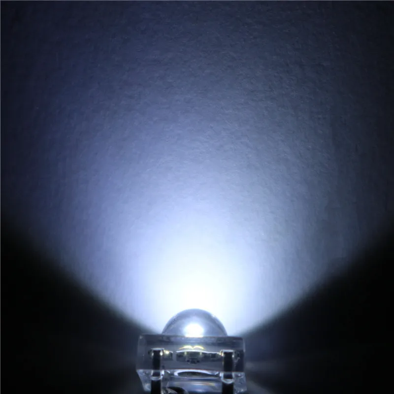 1000 шт. LED 5 мм Piranha супер флюс белые светодиоды 4 контактный купол диоды Широкий