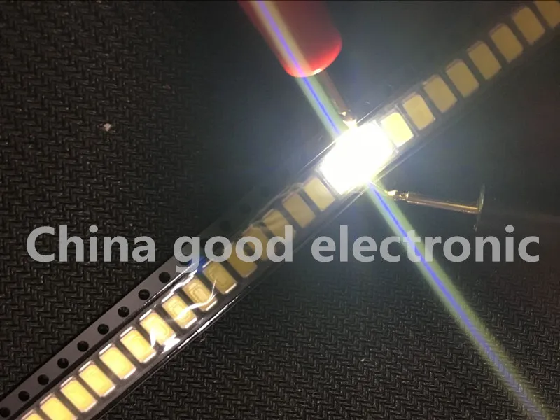 100 шт./лот SMD 5050 светодиодные чипы теплый белый/белый светодиод Чип LED Диоды 12-15 лм