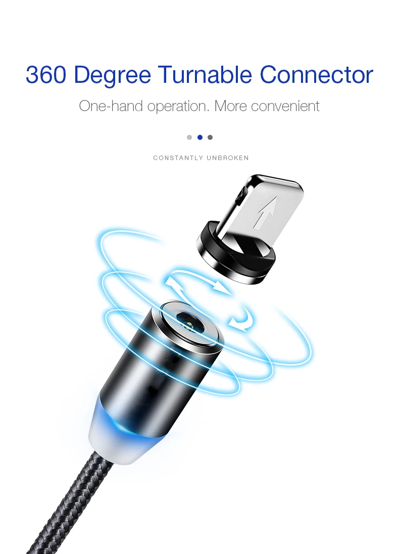 Lasaier светодиодный магнитный кабель и кабель Micro USB и кабель usb type C с нейлоновой оплеткой Магнитный кабель для зарядного устройства для iPhone Xs Max