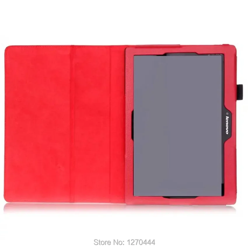 Tab 2 A10-70 кожаный чехол-подставка для lenovo Tab 2 A10-30 X30F X30L Магнитный чехол для lenovo TAB 10 TB-X103F Tab3 10 Чехол+ пленка+ ручка