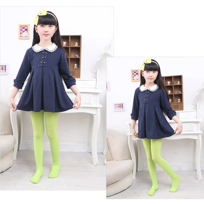 New Child Kids Girls Ballet Dance Opaque Tights Pantyhose Hosiery Stockings | Мать и ребенок