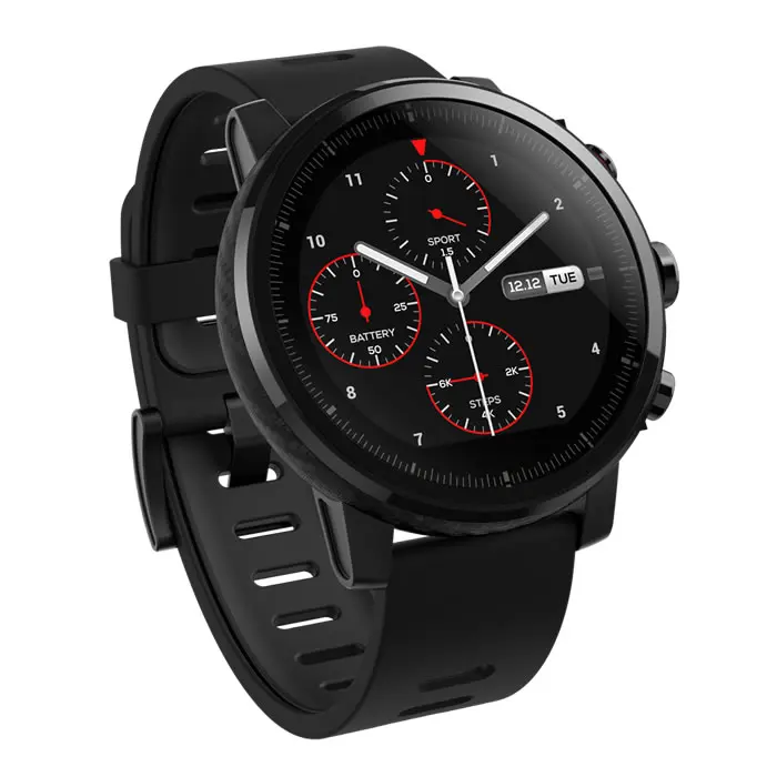 Black Мировая версия Huami Amazfit Stratos Спортивный часы с gps PPG пульсометр 5ATM водонепроницаемые спортивные часы - Цвет: Black