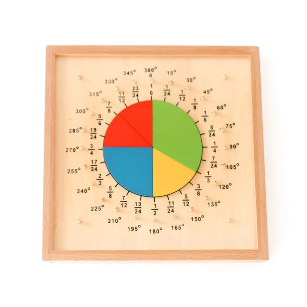 

Montessori Math Fractions Board Montessori Educational Wooden Toys For Children Preschool Learning Toys Juguetes MB2364H