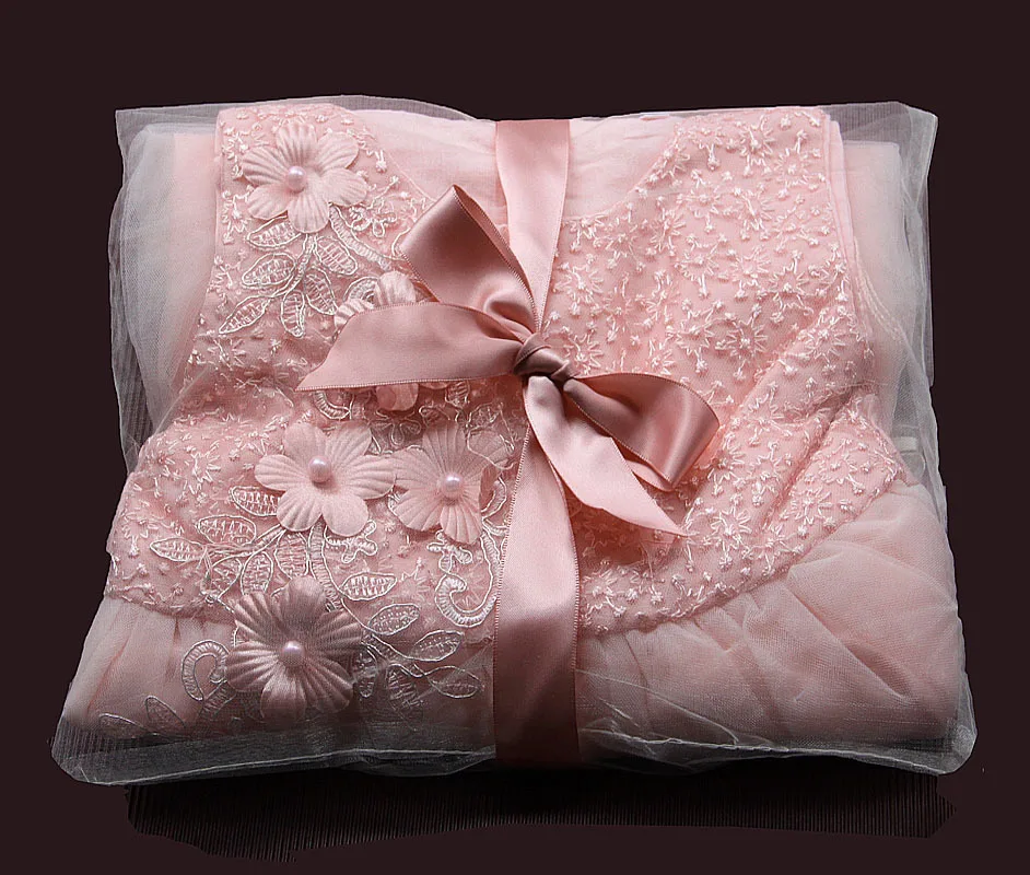 Birthday Toddler Baby Girls Baptism Dress Christams Costumes Newborn Kids Princess Christening Dresses with Pearls Bow pink | Детская