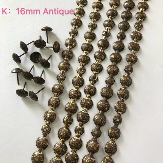 16mm 5meters Antique Полоски для обивки дивана 5 метров 9,5 мм 11 мм 16 мм латунные никелевые бронзовые золотые медные декоративные полоски для ногтей ленты гвозди для обивки - Цвет: 16mm 5meters Antique