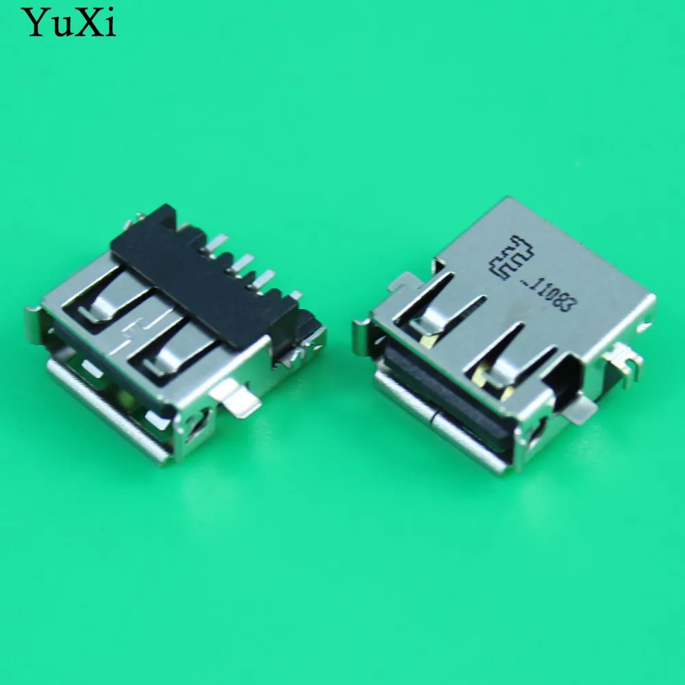 YuXi USB гнездовой разъем 2 0 USB-порт для ноутбука Lenovo Asus и т. д. медный вниз | Компьютеры