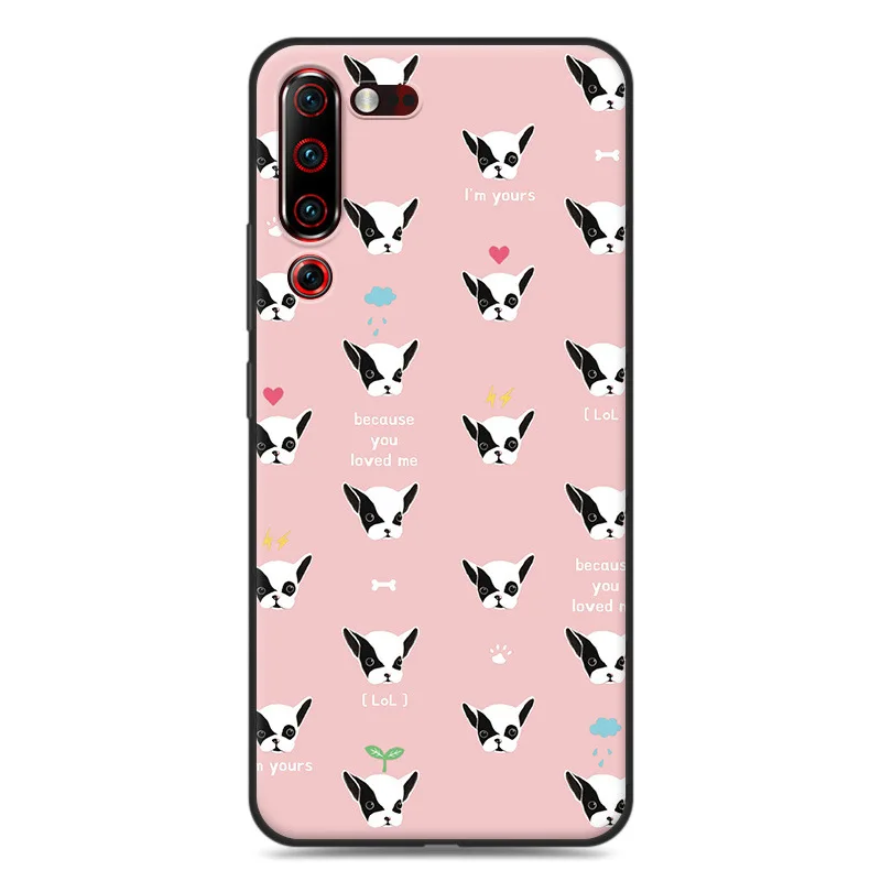 Чехол с рисунком Красной собаки для Lenovo Z6 Pro чехол из ТПУ мобильного телефона. 10