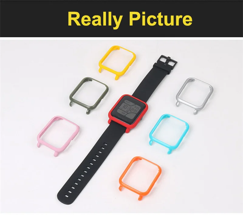XShum Amazfit bip чехол протектор для Xiaomi amazfit bip аксессуары Бампер ТПУ Защита экрана защитный чехол