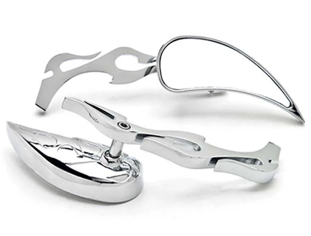 Совершенно новые 100% высококачественные хромированные зеркала в форме капли