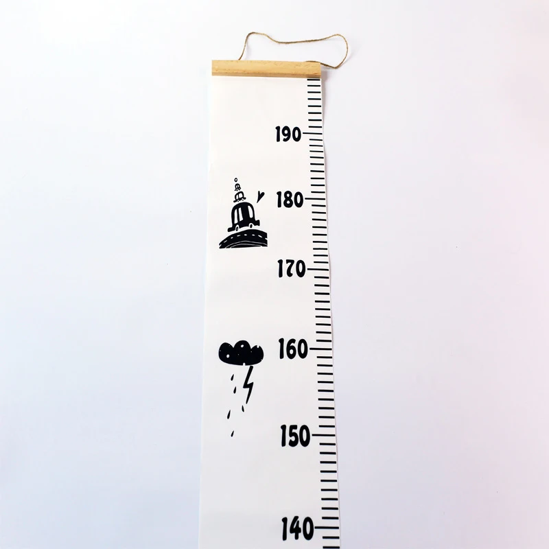 Nordic Style Baby Child Kids Height Ruler Kids Growth Size Chart Height Measure Ruler for Kids Room Home Decoration Art Ornament