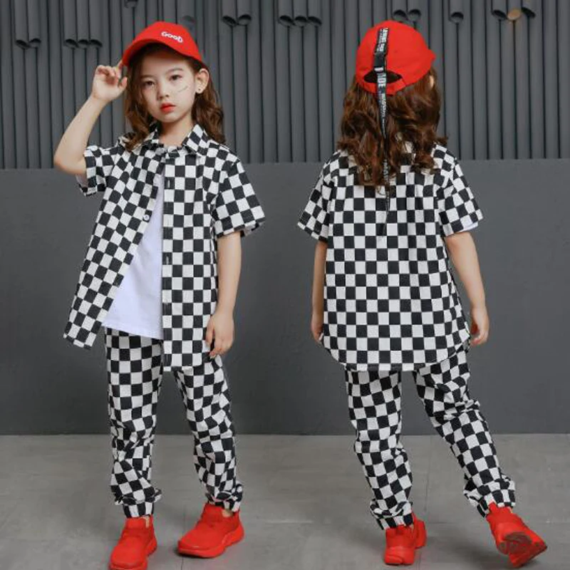 Новинка лета 2018 уличная одежда для мальчиков клетчатая рубашка и брюки детская в