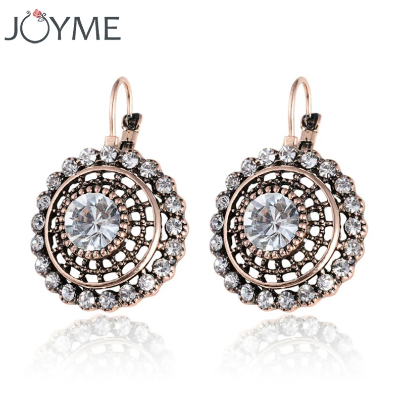 Женские винтажные серьги подвески Joyme этнические длинные висячие с круглым