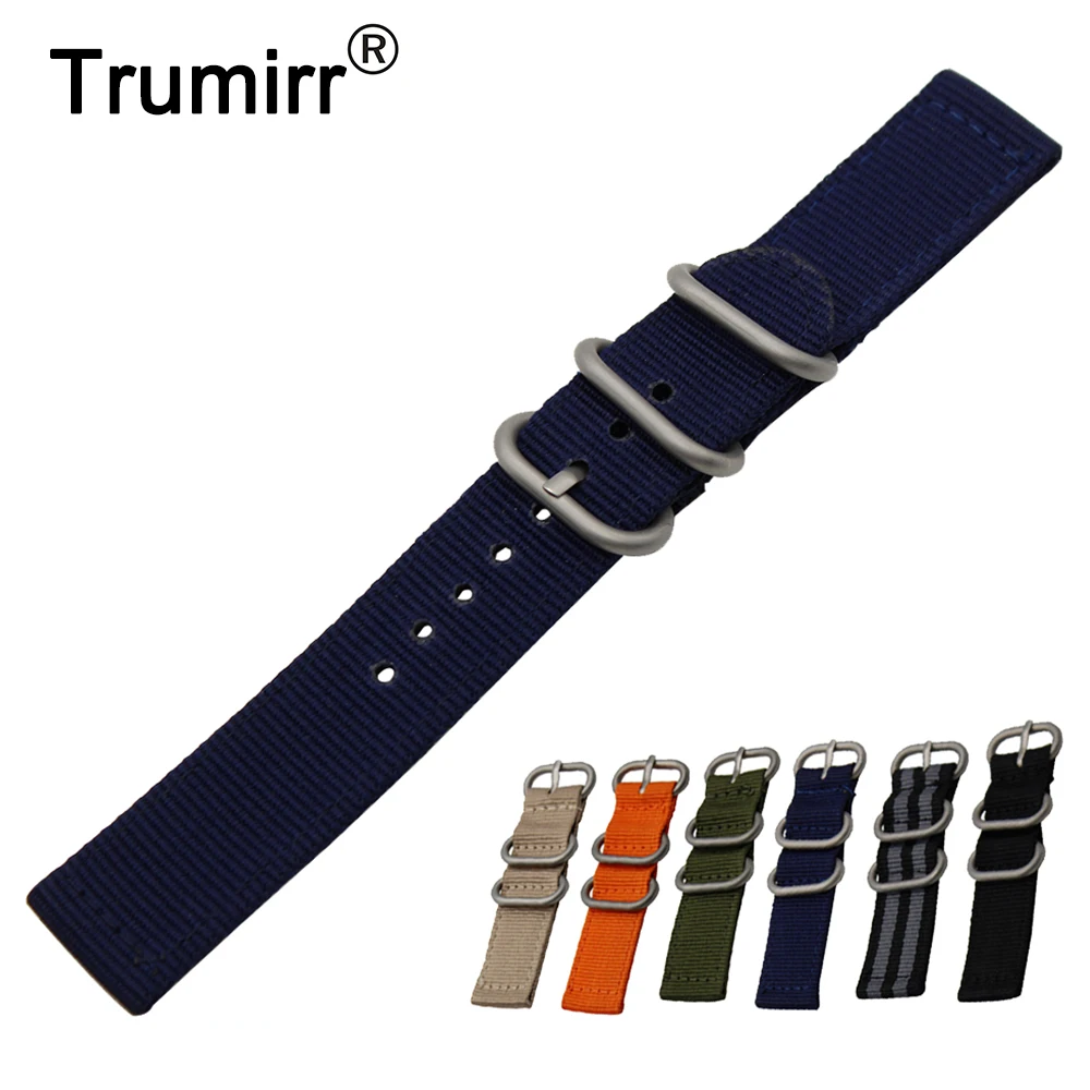 18mm 20mm 22mm 24mm Nylon Watch Band +Tool for Breitling Zulu Fabric Strap Wrist Belt Bracelet Black Brown Blue Green Orange | Наручные